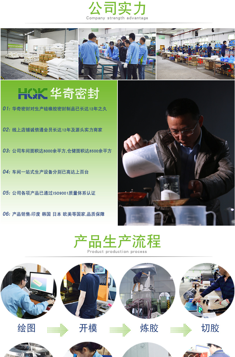 厂家生产耐磨通用聚氨酯油封 U型华尔卡油封密封圈UN蓝色非标示例图7