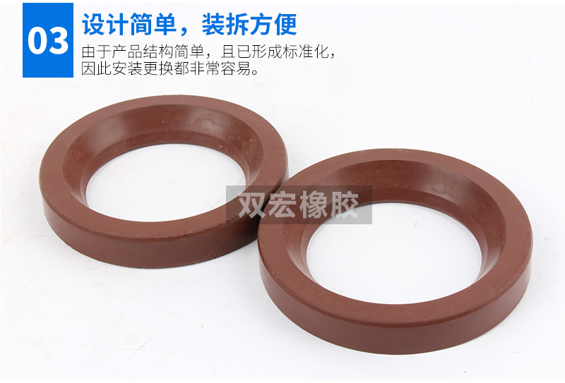 供应橡胶油封密封圈 氟橡胶K型圈机械用标准件耐磨可定制示例图6
