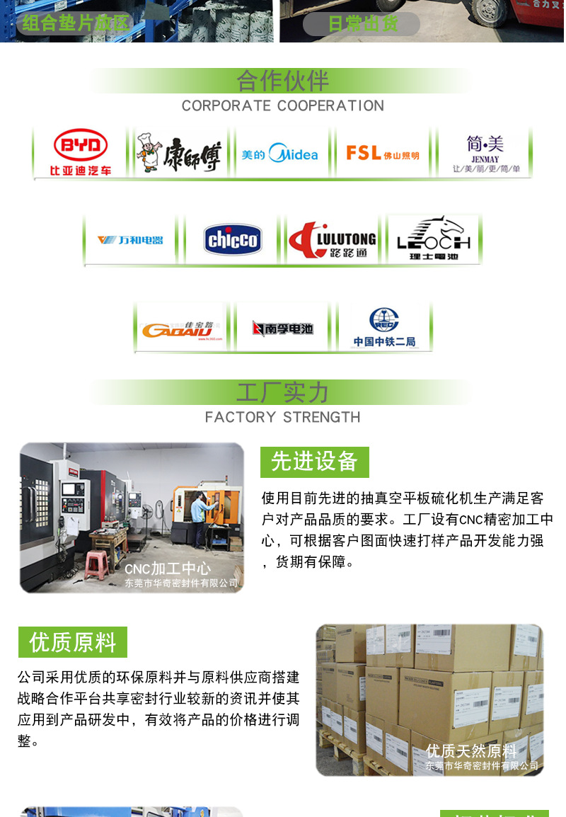 华奇厂家直销墨绿色聚氨酯LBI活塞杆通用密封圈 耐磨防尘油封批发示例图7