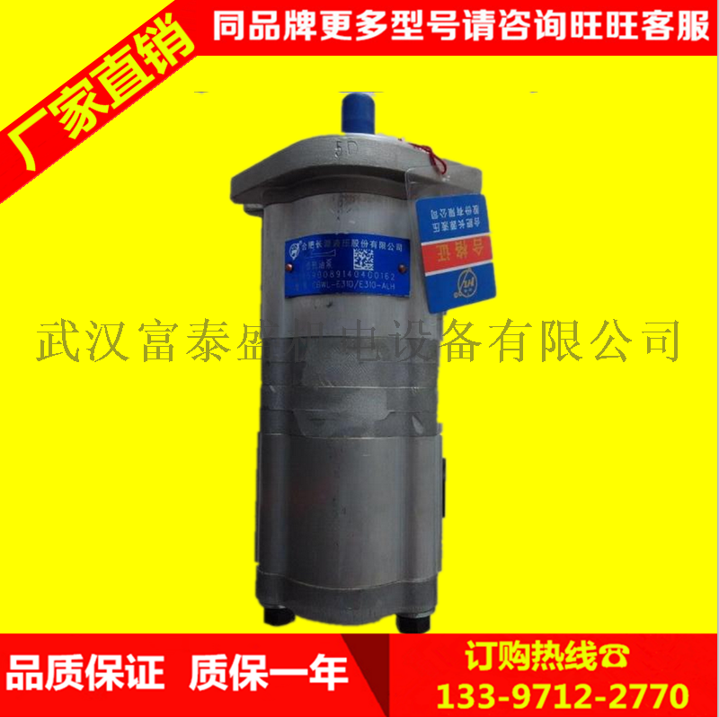 合肥长源液压齿轮泵齿轮泵 CBFZD-F20AFK1 十齿渐开线内花键/法兰连接