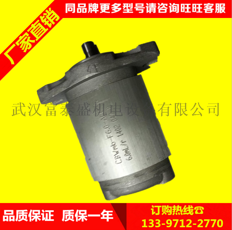 合肥长源液压齿轮泵齿轮泵(六左法兰)CBT-F430-AFHL