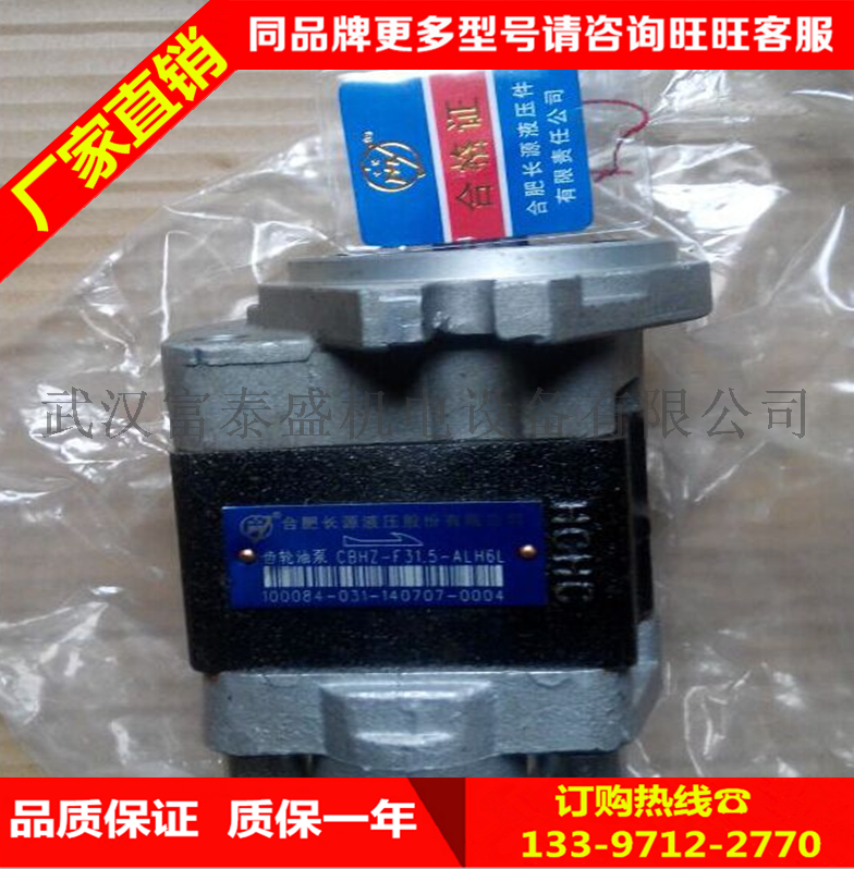 合肥长源液压齿轮泵齿轮泵(法兰)CBT-F430-AFH六右
