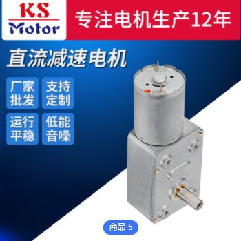 KS-4632-370蜗轮蜗杆马达 自锁大扭力咖啡机微型直流减速调速电机图3