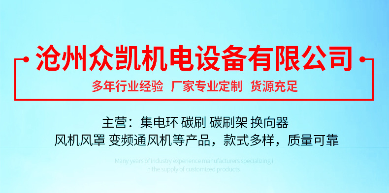 专业定制直流电机配件换向器 电机换向器 电动机专用配件厂家批发示例图1