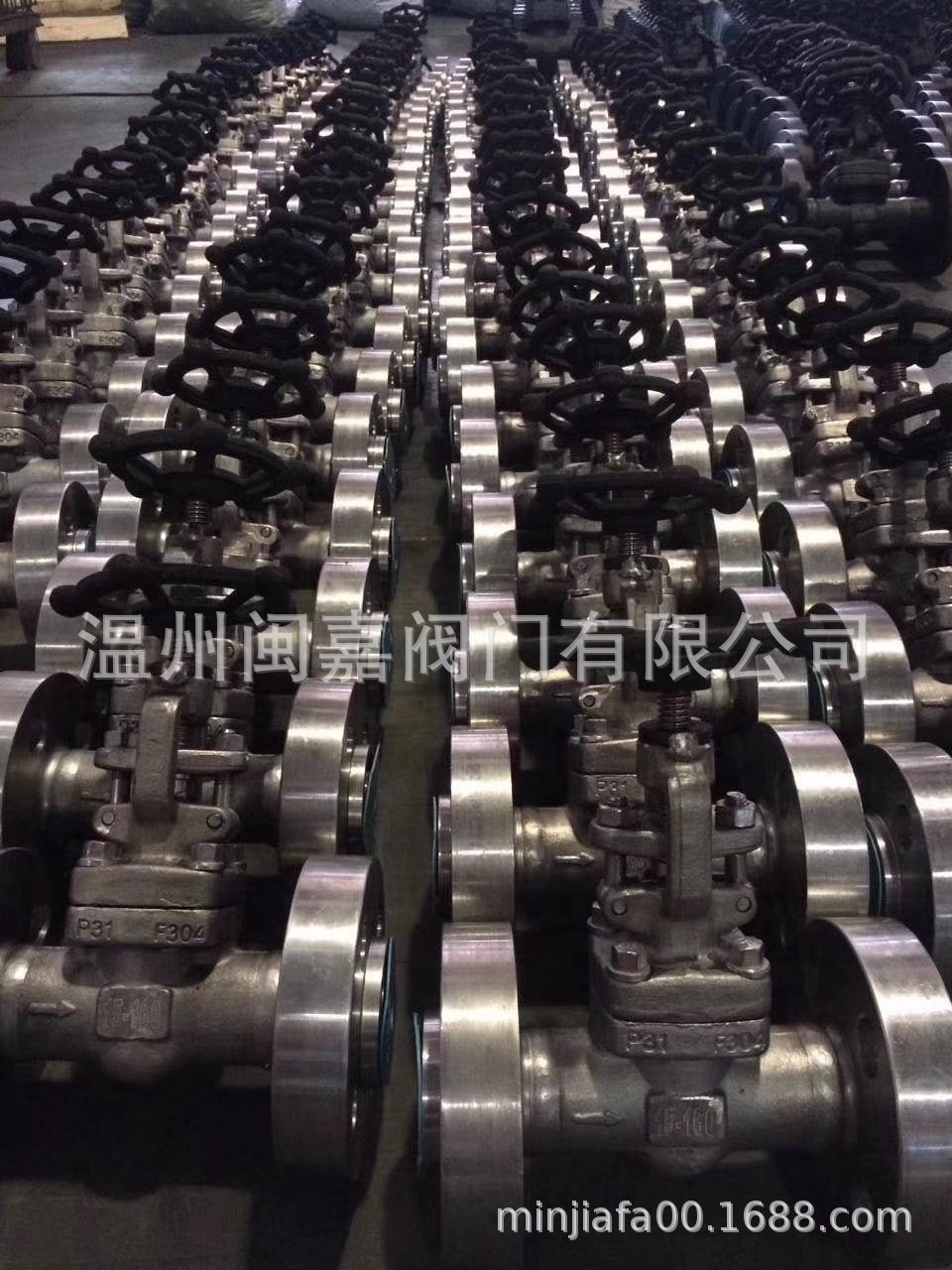 闽嘉牌锻钢闸阀 锻钢截止阀 锻钢止回阀 高压法兰锻钢A105阀门示例图8