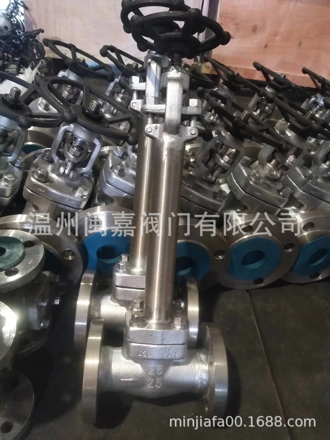 闽嘉牌锻钢闸阀 锻钢截止阀 锻钢止回阀 高压法兰锻钢A105阀门示例图10