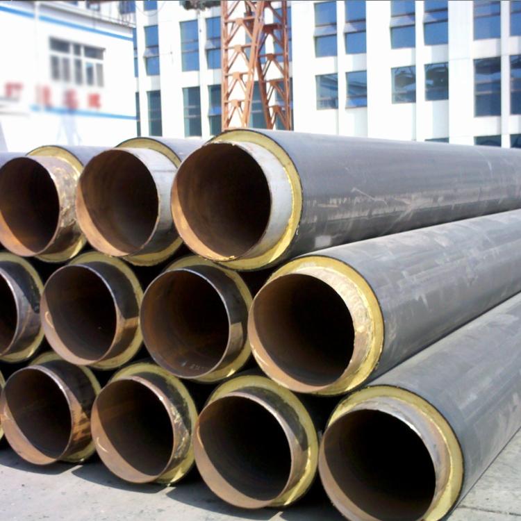 岩棉钢套钢保温钢管 蒸汽钢套钢保温管 浩钢 供暖小区用钢套钢保温钢管 大量出售