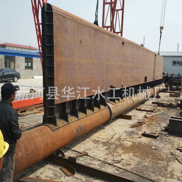 水利河道液压底轴钢坝闸门厂家加工 自动液压翻板闸门定制特价示例图4