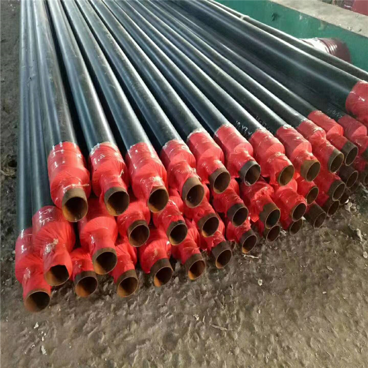 志光管道批发定制供热用钢套钢硅酸铝保温管 岩棉钢套钢保温钢管 钢套钢蒸汽管道岩棉保温钢管