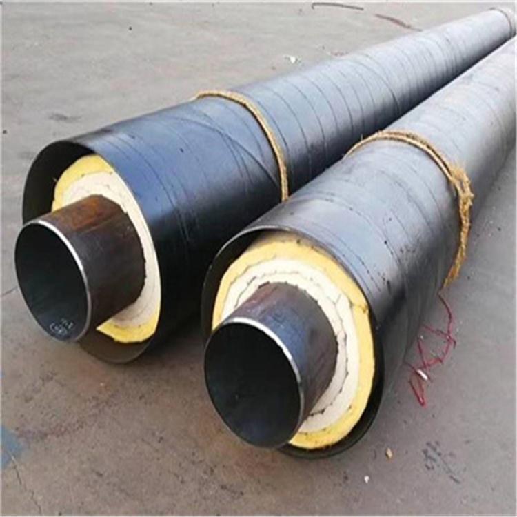 钢套钢保温蒸汽钢管 蒸汽管道钢套钢预制保温管 供暖钢套钢直埋保温管 恒诚 送货上门