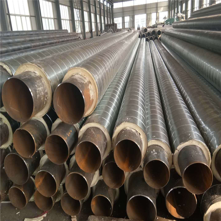 来图定制供热用钢套钢硅酸铝保温管 架空钢套钢保温钢管 钢套钢蒸汽复合保温焊管