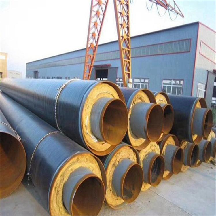 钢套钢蒸汽保温直埋管 预制直埋钢套钢保温管 定制钢套钢保温管道 恒诚 提前预定