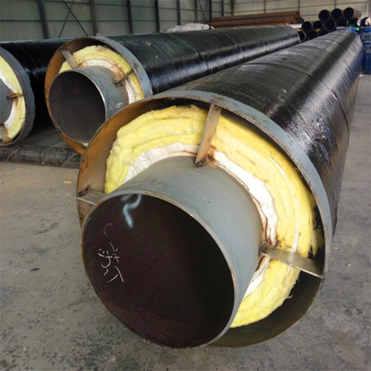 钢套钢蒸汽保温管道 直埋钢套钢预制保温管 钢套钢高温蒸汽管 恒诚 送货上门