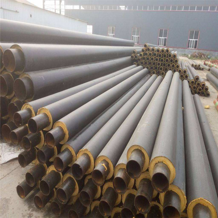 来图定制供热用钢套钢预制直埋保温钢管 钢套钢岩棉保温管 高温蒸汽管道钢套钢保温钢管