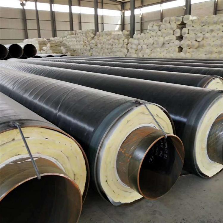 钢套钢保温钢管 复合无缝供热蒸汽钢套钢 钢套钢玻璃棉保温钢管 恒诚 供应定做