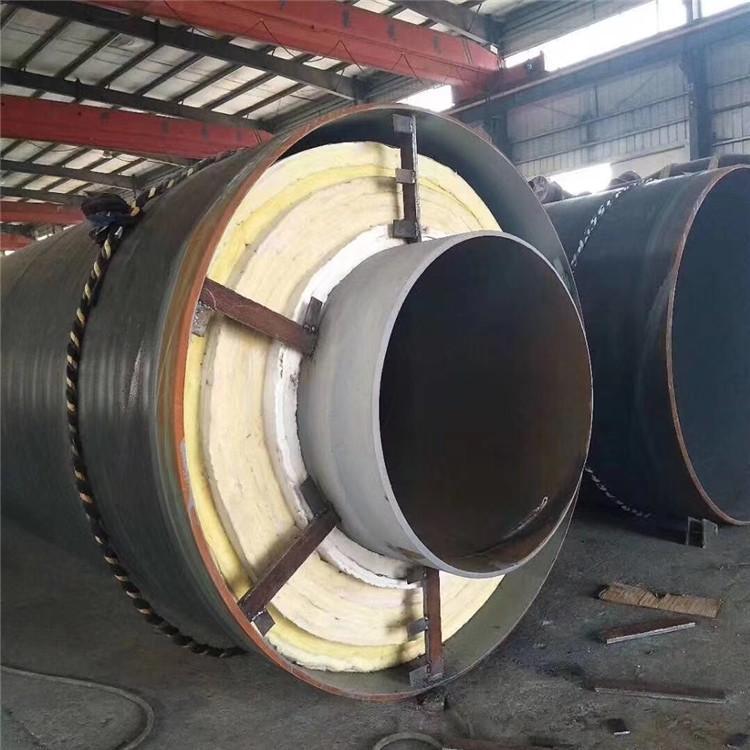 钢套钢发泡保温钢管 蒸汽管道钢套钢预制保温管 钢套钢直埋无缝保温管 恒诚 厂家出售