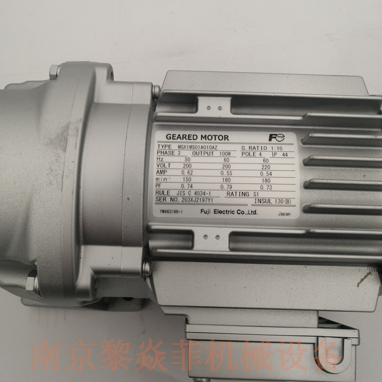 fuji齿轮减速马达MGX1MB01A005AS江苏苏州减速机作用