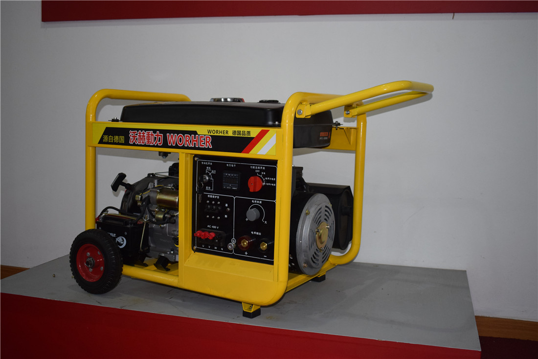 300A发电电焊机电焊时手把接正极活性气体