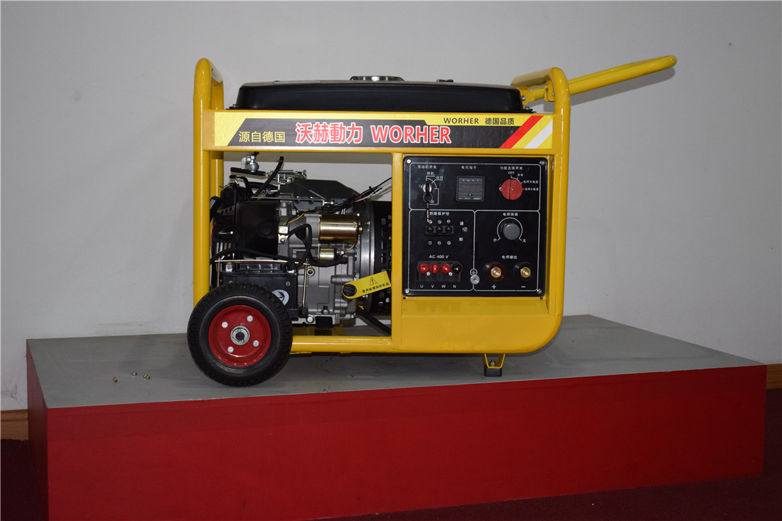 300A发电电焊机电焊时手把接正极活性气体