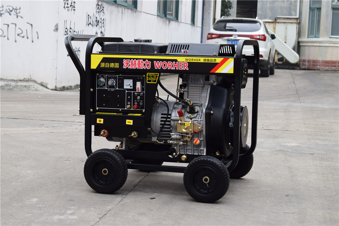 300A汽油发电电焊两用机组双人焊机