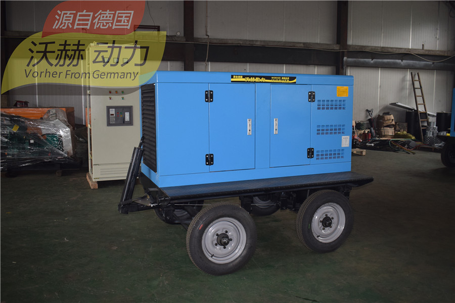 300A汽油发电机带电焊机野外施工
