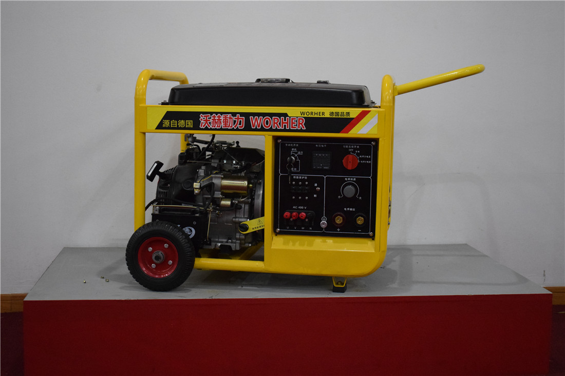 300A柴油电焊氩弧焊一体机双人焊机