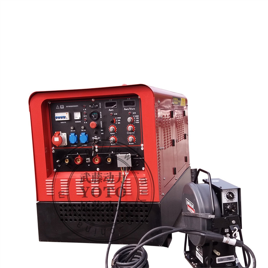 乌苏500a柴油发电电焊机_弧时手把接负极