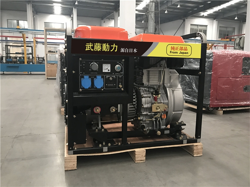 广东450安小型柴油发电电焊机