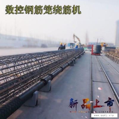 新型智能钢筋笼滚笼机 3000型 数控钢筋笼绕筋机  驰骋 绕线机 滚焊机 可订制长度 钢筋笼直径多档可调 操作灵活