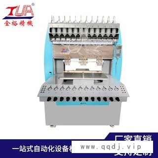 多色硅胶点胶机 服装商标点胶设备厂家图1