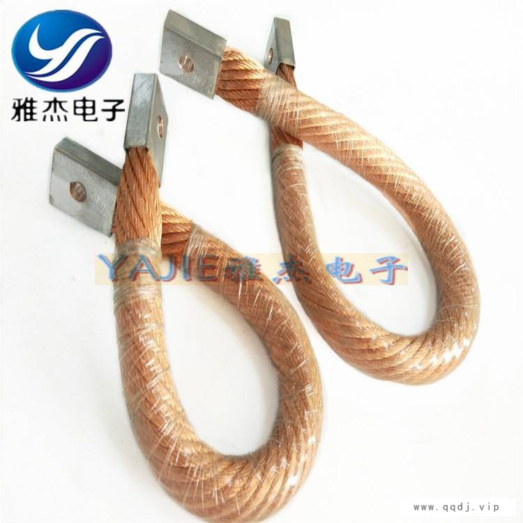 点焊机/碰焊机裸铜线软连接 来图来样定制镀锡铜导电带图1