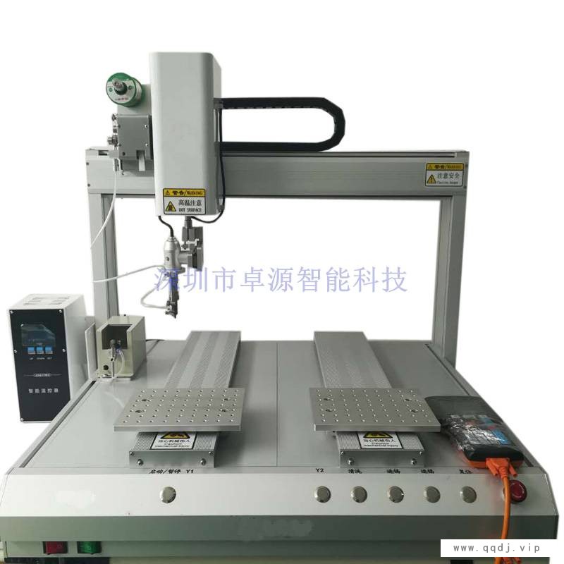 全自动焊锡机电路板PCB板usb线机器人焊线机智能双工位四轴点焊机图1