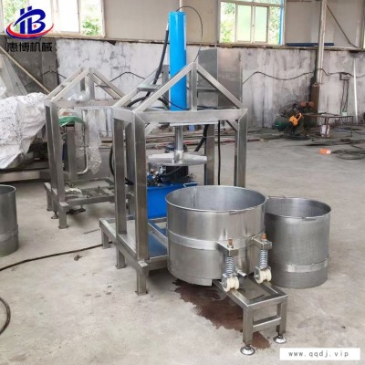 惠博300L不锈钢食品专用压榨机 压榨滤油机 核桃油渣脱油机
