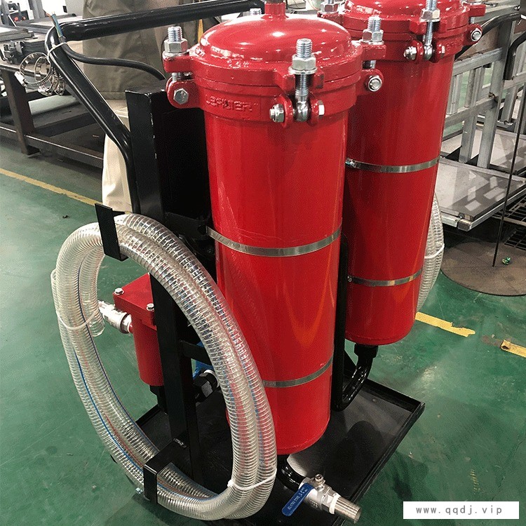 利菲尔特过滤润滑油滤油机厂家直销 LYC-25B三级手推式滤油车 移动式滤油机 防爆滤油机图1