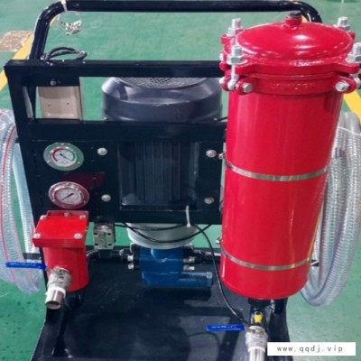 国海滤油机液压油滤油机LYC-100A小推车滤油机厂家生产