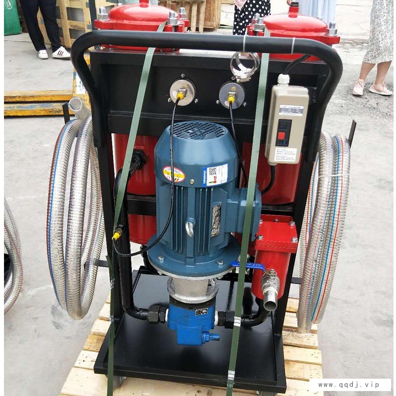 利菲尔特移动式油过滤机厂家直销  LYC-100B防爆滤油机 电厂用移动式滤油机图1