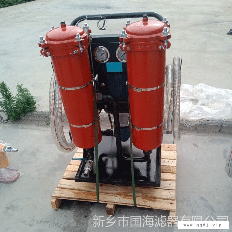 国海滤器LYC-32Bx10 高精度滤油机 LYC-32Bx20三级过滤滤油机图1
