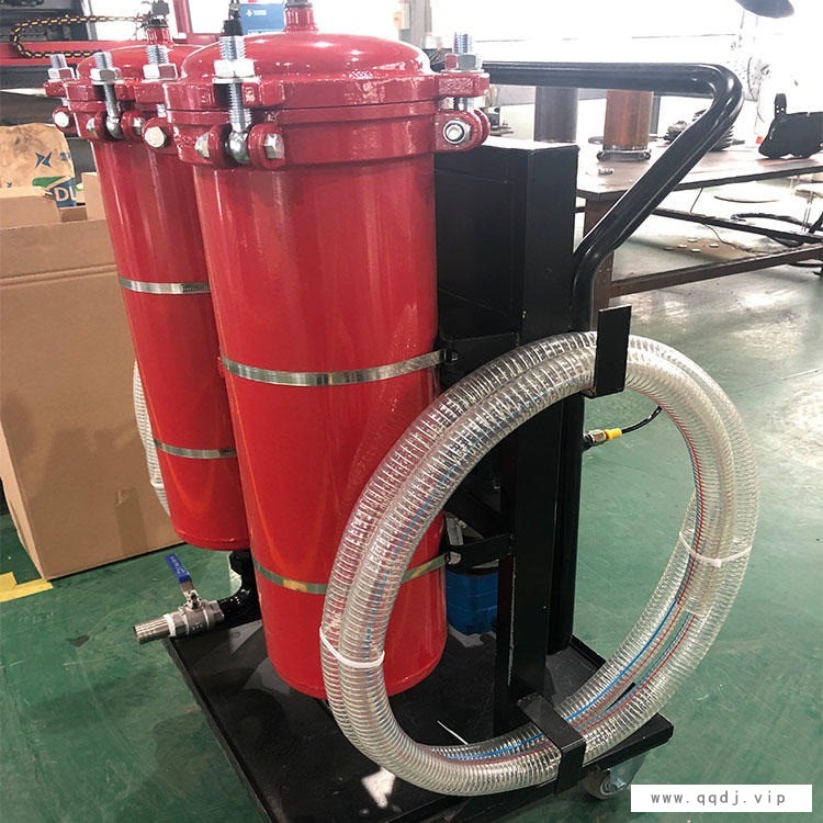 国海滤器LYC-100Bx3高精度滤油机 液压油滤油机LYC-40Bx10图1