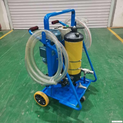 国海滤器LYC-100Ax40 润滑油滤油机 移动式滤油机生产厂家
