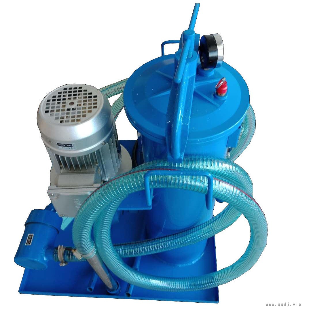 国海滤器LUC-125x20 液压油滤油机  液压推车式滤油机厂家图1