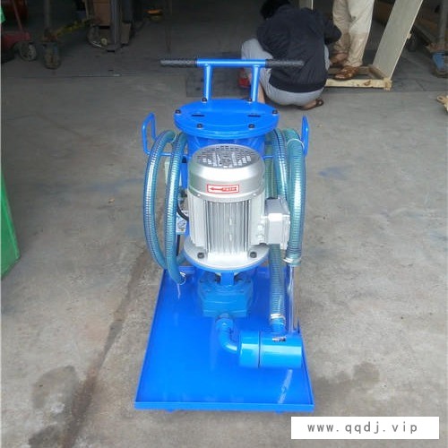 手推式滤油机LUC-63移动式滤油小车 便携式精密滤油机图1