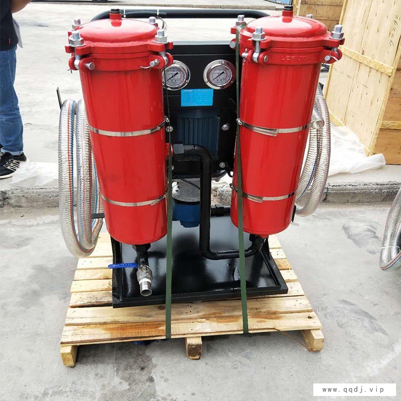 利菲尔特黎明滤油小车厂家直销 LYC-50B手推式滤油车 移动式防爆滤油机图1