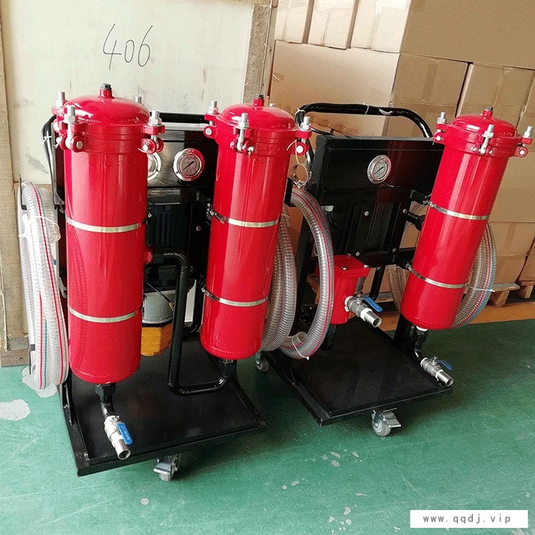 利菲尔特手推滤油机厂家直销 LYC-50B手推式滤油车 防爆移动式滤油车图1