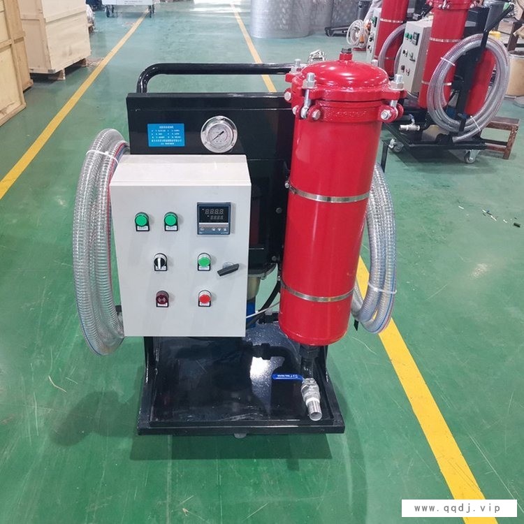 国海滤器 LYC-50A液压油滤油机 移动式加油装置 油液除杂过滤器生产厂家图1
