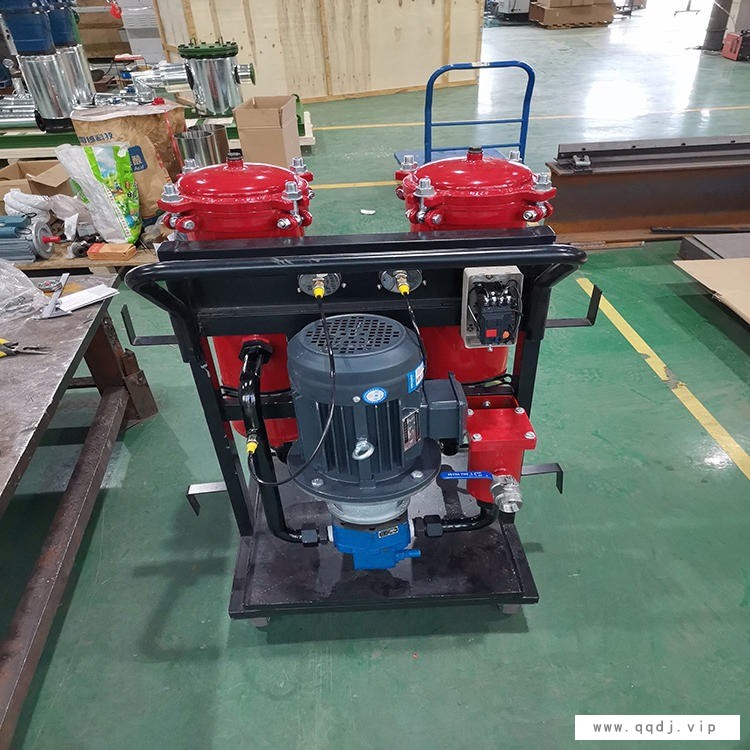 利菲尔特液压油滤油机厂家直销 LYC-100B三级手推式滤油车 防爆加油小车图1