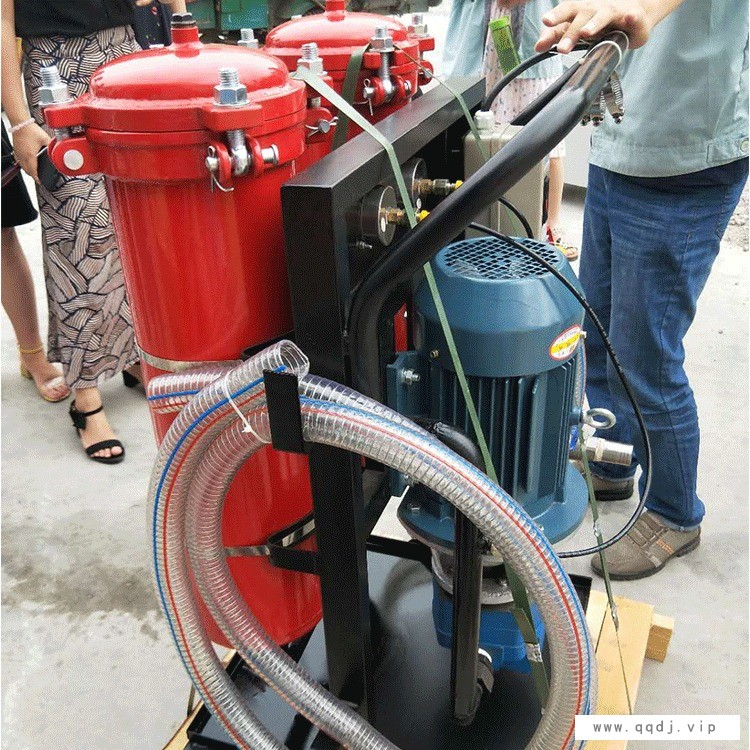 利菲尔特制造企业 LYC-63B三级手推式滤油车 防爆过滤液压油滤油机 过滤透平油 船舶矿山行业专用图1