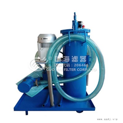 国海滤器 luc-100液压油过滤小车 精细滤油机 生产厂家