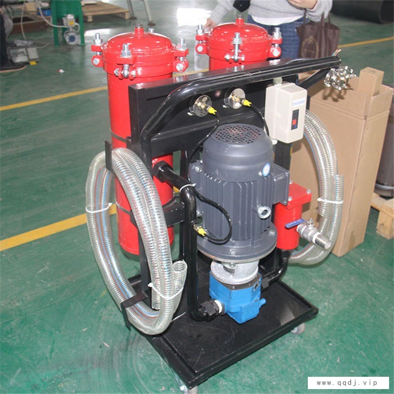国海滤器 LYC-50B高精度手推式滤油机三级过滤图1