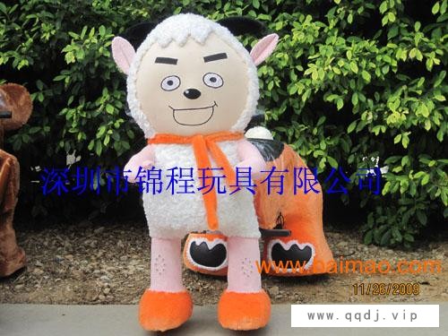 儿童游乐设备，电动动物玩具车图1