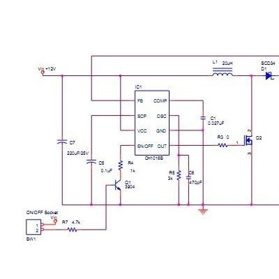 3.7V转12V 3V升12V  大功率升压IC